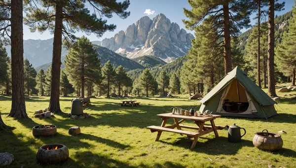 Les meilleures destinations pour camper au coeur de la nature corse