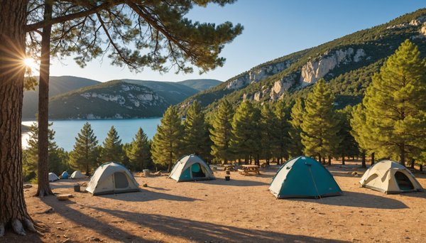 Loger en camping à esparron-de-verdon : une immersion nature
